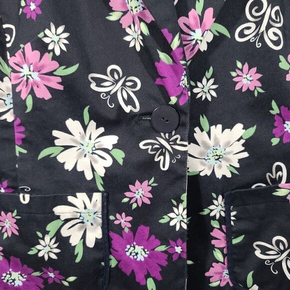 Casual Corner Annex Floral Button Up Blouse - Picture 6 of 12